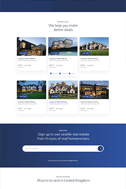 Hosting Company Layout Preview