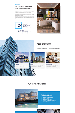 Hosting Company Layout Preview